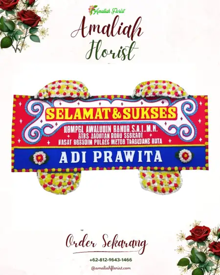 Papan Bunga Ucapan Selamat Sungai Lilin